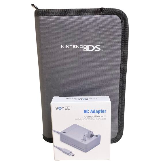 Nintendo 3DS XL Blue Black Handheld Gaming Console w/Case and Games EUC - Picture 9 of 16